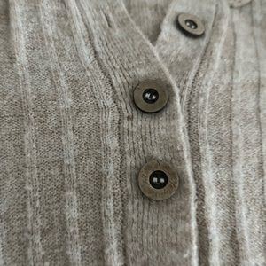 Free People Beige matching sweater set. Size small.